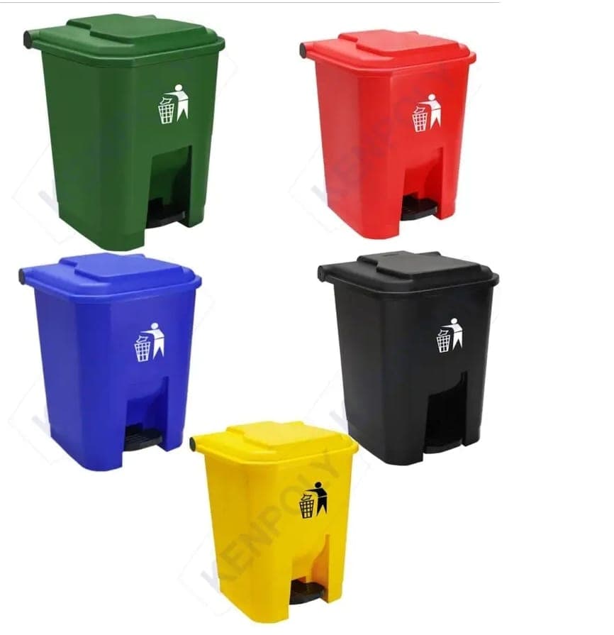 50 litre pedal bin for waste disposal